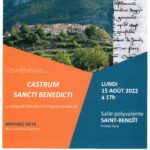 Conférence  » Le village de Saint-Benoit à l’époque médiévale »