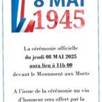 Cérémonie du 8 mai 2025