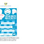 Stop aux lingettes dans les toilettes