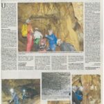 Article de presse paru dans la Provence : la visite de la grotte de la Lare