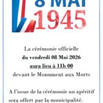 Cérémonie officielle du 08 mai